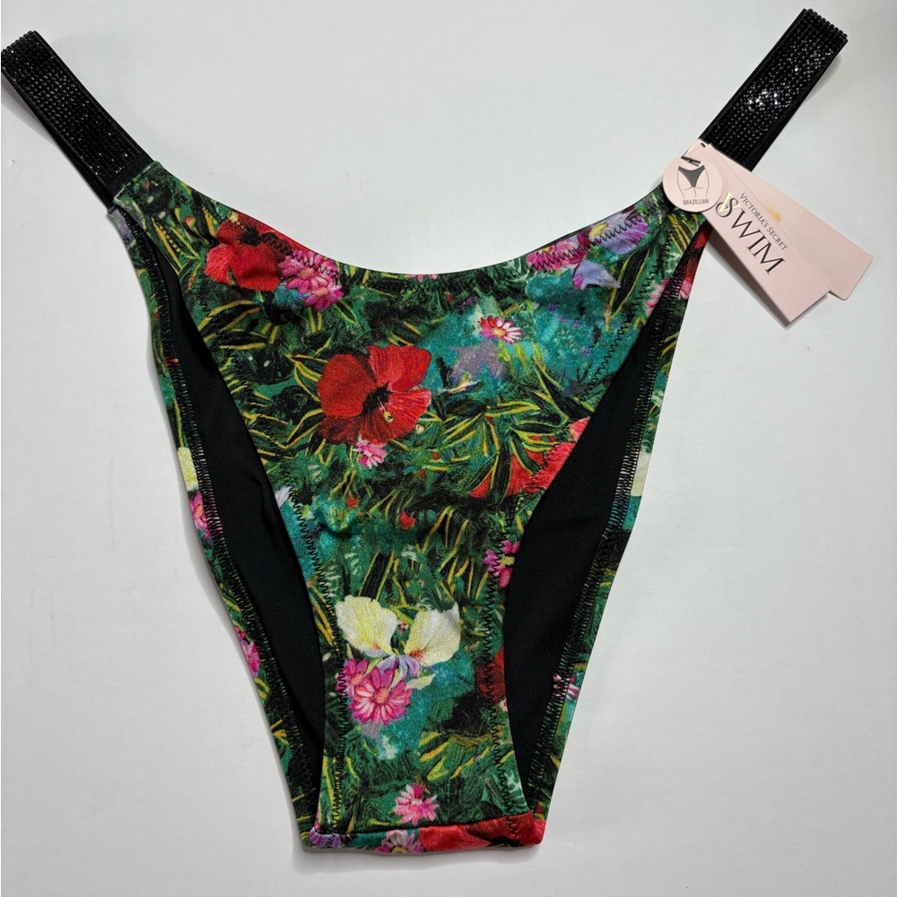 Victoria's Secret Bling Straps Brazilian Bikini Bottom